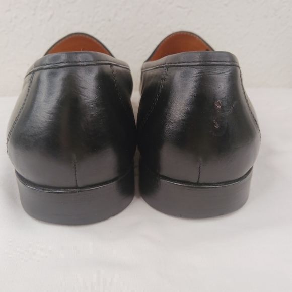 Cole Haan Pinch Maine Classic 9 M Black Equestrian Gold Horse Bit Loafers - Picture 4 of 12